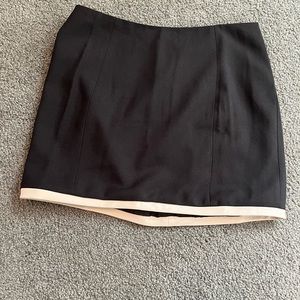 White Fox black mini skirt Tags Still Attached